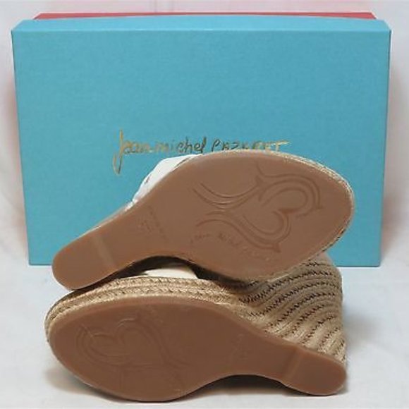 JEAN-MICHEL CAZABAT Women's Fela Wedge Espadrille - Bone - made in Spain - Picture 5 of 5